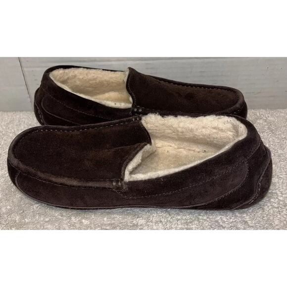 Men UGG Ascot Suede Slipper 1101110 Espresso 100% Authentic Size 10 main image 12